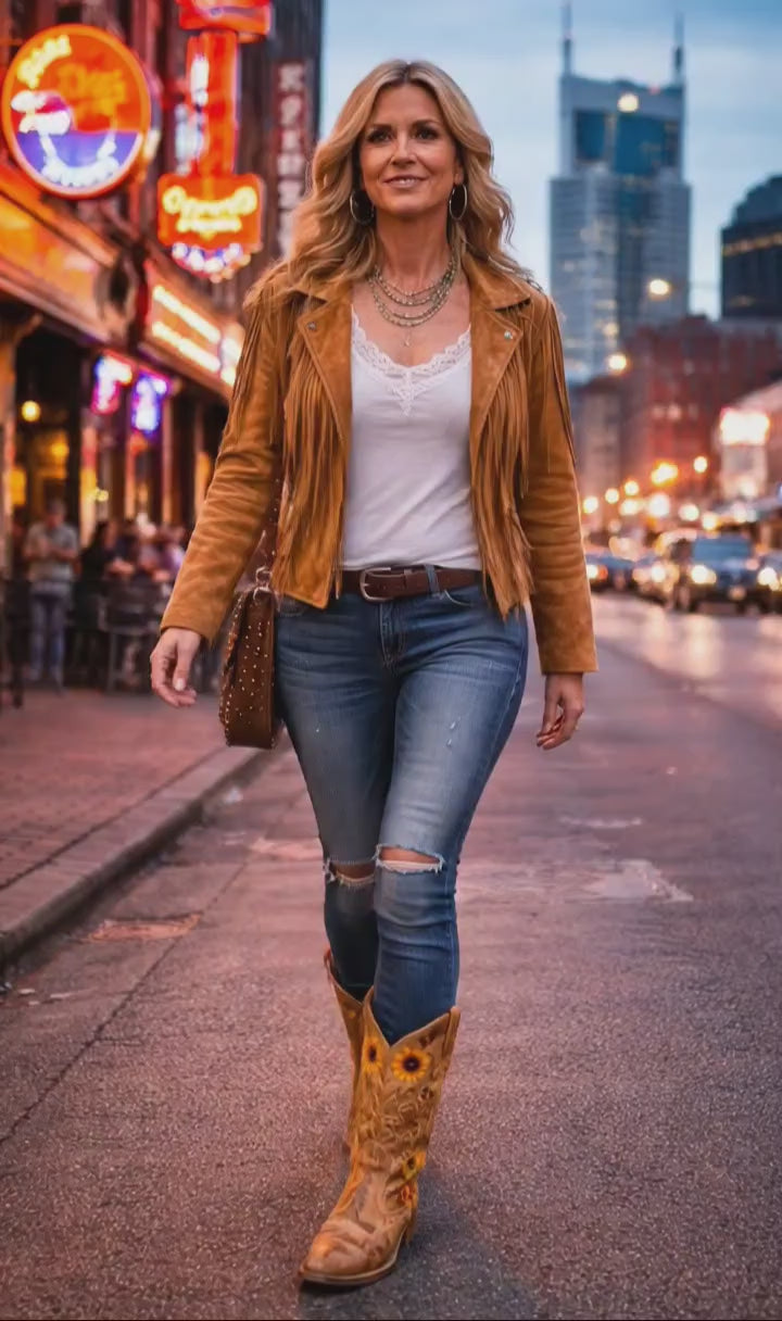 Sunflower Western Booties