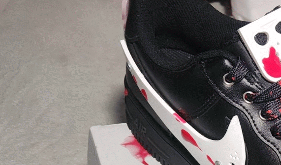 Nike Air Force 1 Custom Jason Voorhees Friday the 13th - Shoe Baker ATL