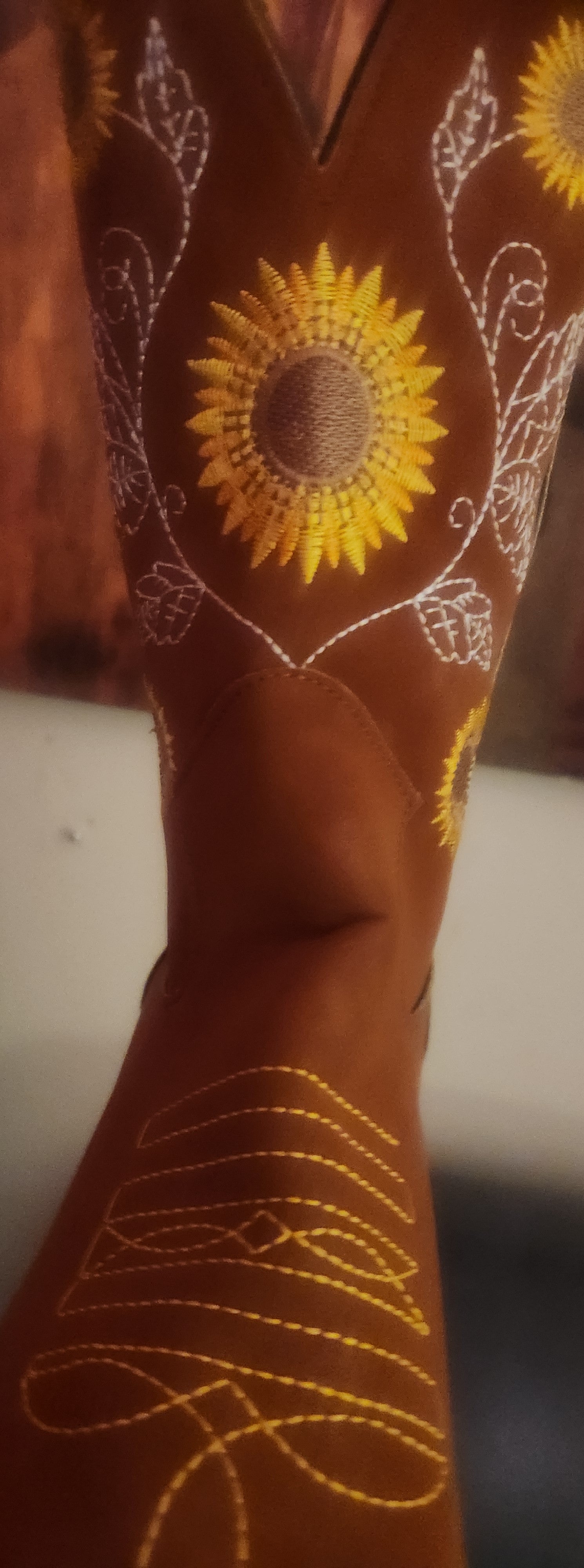 Sunflower Western Booties