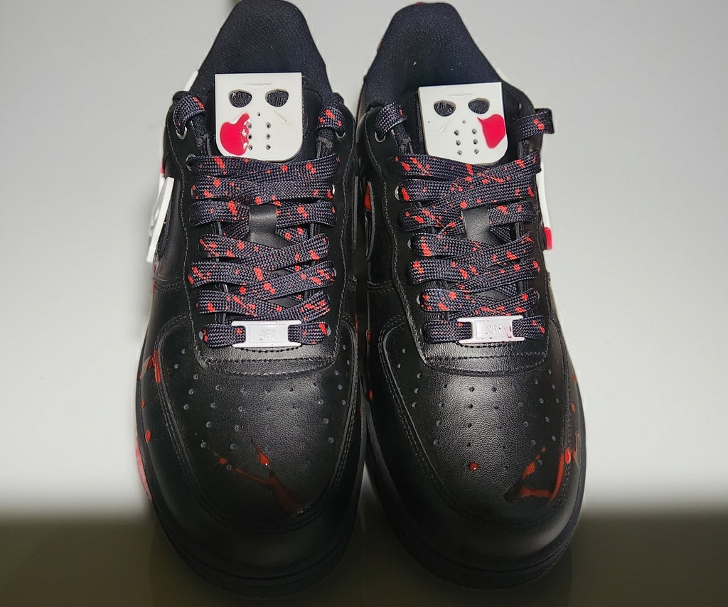 Nike Air Force 1 Custom Jason Voorhees Friday the 13th - Shoe Baker ATL